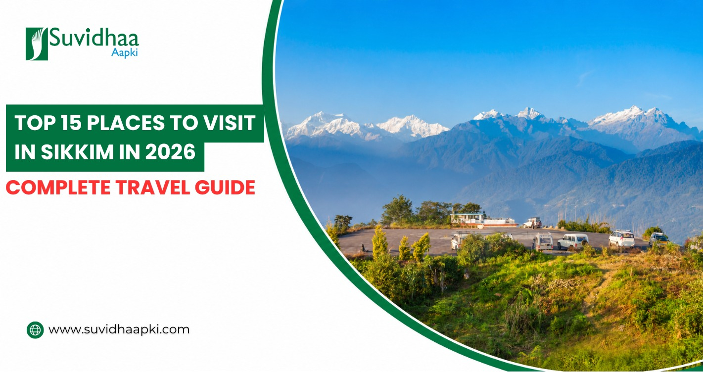Scenic view of Sikkim featuring Kanchenjunga mountains, Gangtok, and Himalayan landscapes