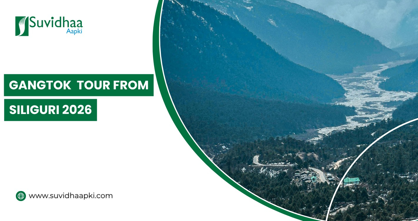 Tourist taxi travelling from Siliguri to Gangtok through scenic Himalayan mountain roads